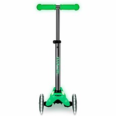 Micro Mini Deluxe Glow LED Plus Scooter - Icy Lime