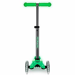 Micro Mini Deluxe Glow LED Plus Scooter - Icy Lime