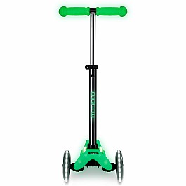 Micro Mini Deluxe Glow LED Plus Scooter - Icy Lime