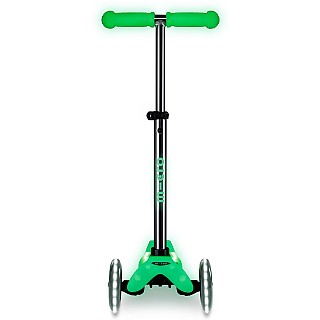 Micro Mini Deluxe Glow LED Plus Scooter - Icy Lime