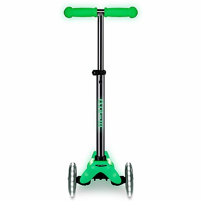 Micro Mini Deluxe Glow LED Plus Scooter - Icy Lime