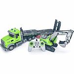 Buddy Trucks 2 in 1 Set - Wild Wheels Scooper RC with Flatbed 