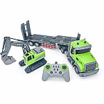 Buddy Trucks 2 in 1 Set - Wild Wheels Scooper RC with Flatbed 