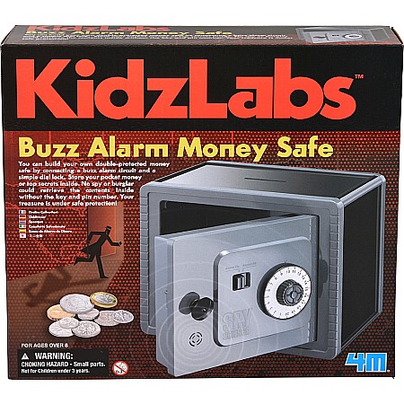 KidzLabs Buzz Alarm Money Safe