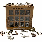 True Genius Ancient Metal Puzzles - 12 pc.