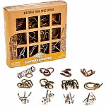 True Genius Ancient Metal Puzzles - 12 pc.