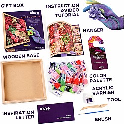 OKTO Sensory Art Wood & Craft Succulents Passion