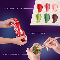 OKTO Sensory Art Wood & Craft Succulents Passion