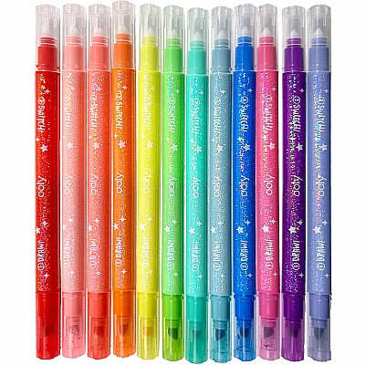 OOLY Switch-Eroo Sparkle Glittery Color Changing Markers