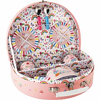 Rainbow Fairy 10 pc Tin Tea Set