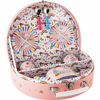 Rainbow Fairy 10 pc Tin Tea Set