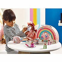 Rainbow Fairy 10 pc Tin Tea Set