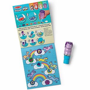 Sticker WOW! Activity Pad & Sticker Stamper - Purple Unicorn