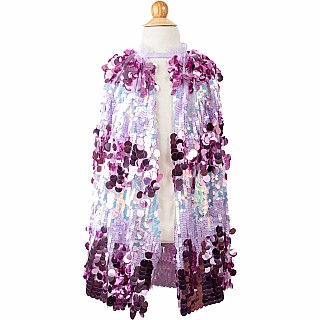 Great Pretenders The 5th Avenue Purple Pailette Cape, size 4/6