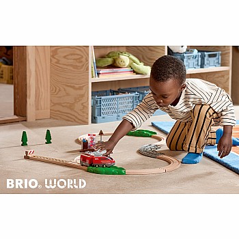 BRIO World Pull Back Train Set