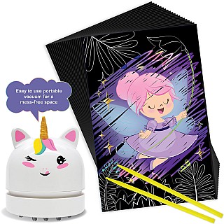 Creativity for Kids Deluxe Scratch Art with Mini Vacuum