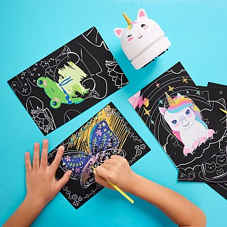 Creativity for Kids Deluxe Scratch Art with Mini Vacuum