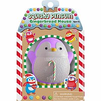 Squishy Penguin Gingerbread House