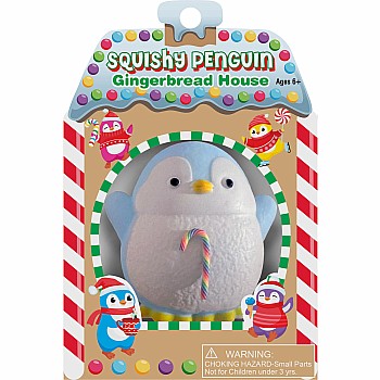 Squishy Penguin Gingerbread House