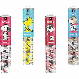 Plus-Plus Peanuts Puzzle By Number Tube - Flying Ace