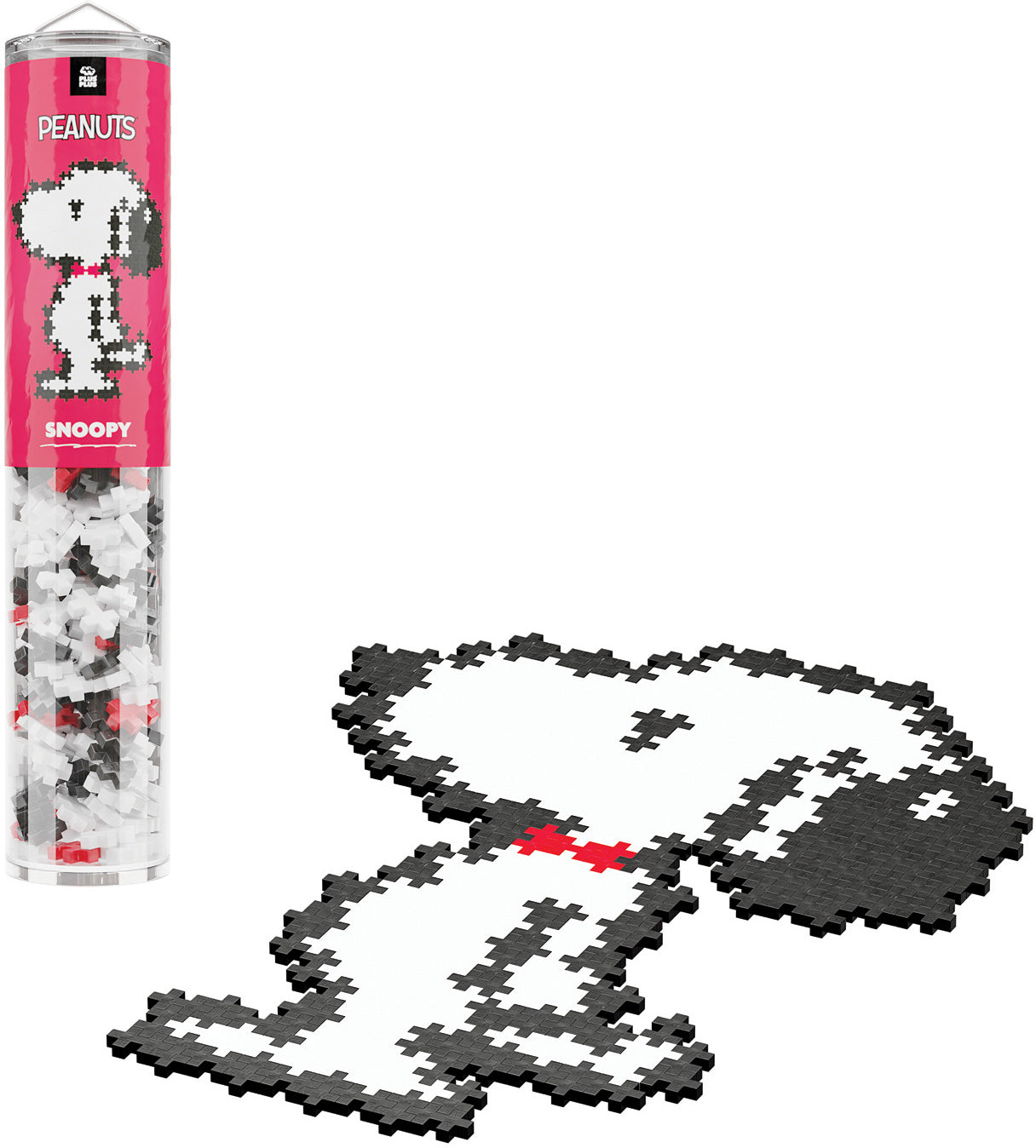 Plus-Plus Peanuts Puzzle By Number Tube - Flying Ace