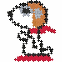 Plus-Plus Peanuts Puzzle By Number Tube