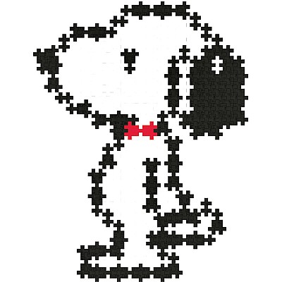 Plus-Plus Peanuts Puzzle By Number Tube