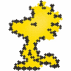 Plus-Plus Peanuts Puzzle By Number Tube - Flying Ace