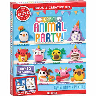 KLUTZ Air-Dry Clay Animal Party!