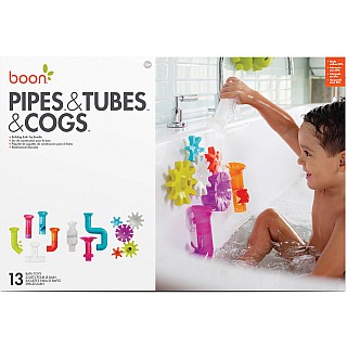 Boon Pipes & Tubes & Cogs Building Bath Toy Bundle
