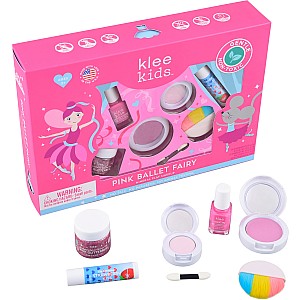 Klee Kids Pink Ballet Fairy Mineral Play Makeup Kit