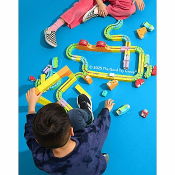Magnetic Monorail Deluxe Block Set
