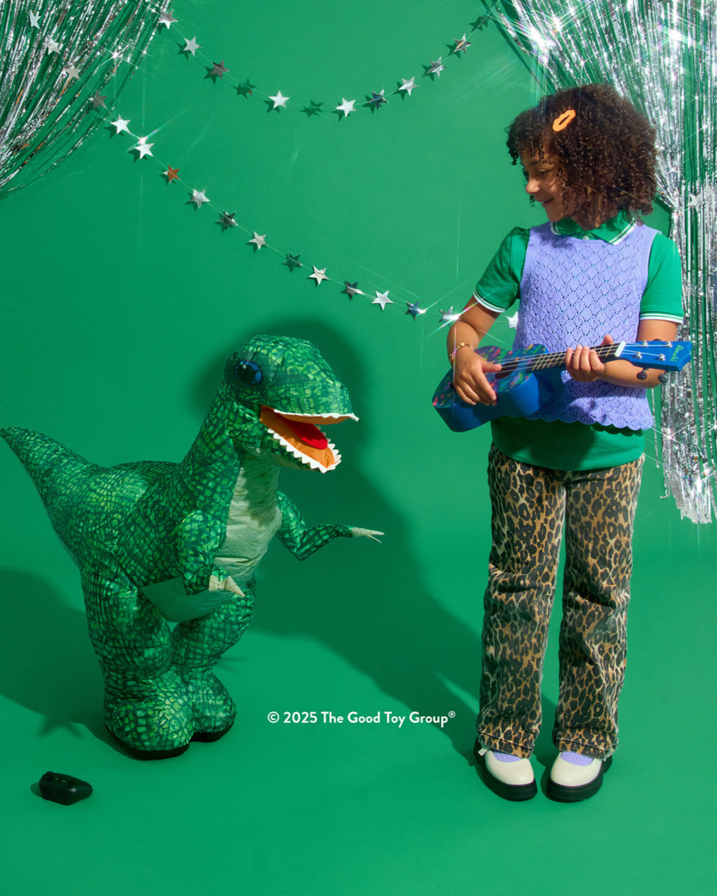 Inflatable Dinosaur RC - GREEN