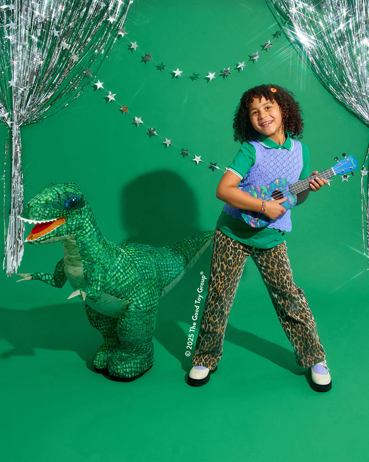 Inflatable Dinosaur RC - GREEN