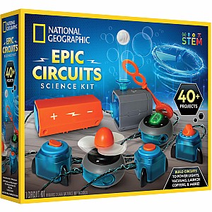 National Geographic Epic Circuits Science Kit - 40+ Projects