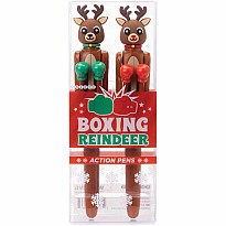 Boxing Reindeer Action Pens