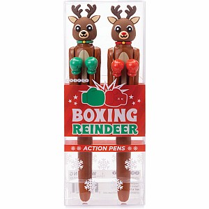 Boxing Reindeer Action Pens
