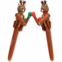 Boxing Reindeer Action Pens