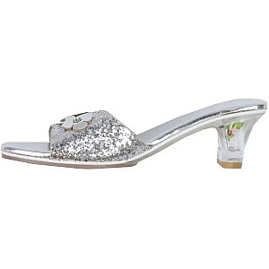 Souza Mariona Silver High Heel Slipper, size 10/11