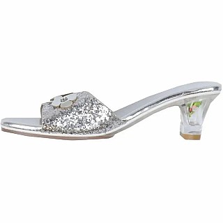 Souza Mariona Silver High Heel Slipper, size 10/11