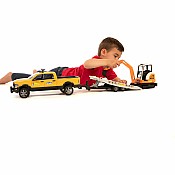 Bruder RAM Rental Service Truck with Mini Excavator