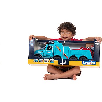 Bruder MACK Granite Recovery and Towing Truck with Light & Sound Module