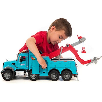 Bruder MACK Granite Recovery and Towing Truck with Light & Sound Module