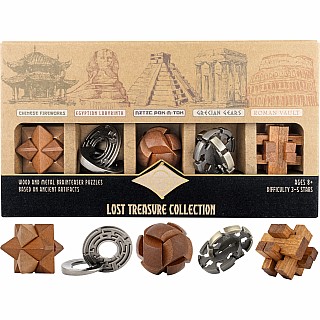 True Genius Lost Treasure Collection - Brain Teaser Puzzles