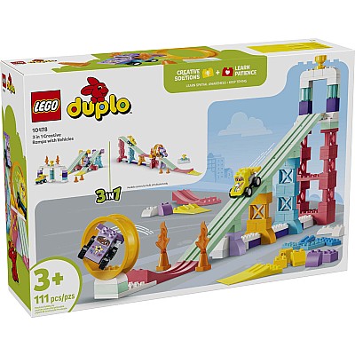 DUPLO 3 in 1 Creative Ramps with Vehicles