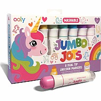 Jumbo Jots 8 Dual Tip Unicorn Markers