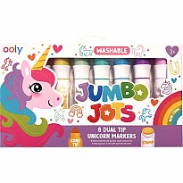 Jumbo Jots 8 Dual Tip Unicorn Markers