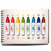 Jumbo Jots 8 Dual Tip Dinosaur Markers