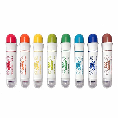 Jumbo Jots 8 Dual Tip Dinosaur Markers