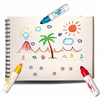 Jumbo Jots 8 Dual Tip Dinosaur Markers